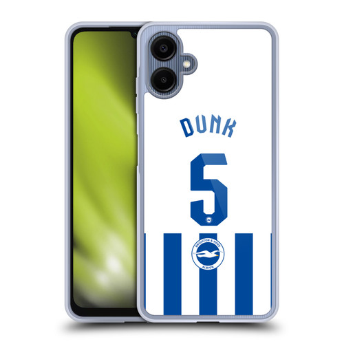 Brighton & Hove Albion F.C 2025/26 Players Home Kit Lewis Dunk Soft Gel Case for Samsung Galaxy A06 4G