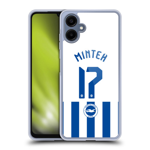 Brighton & Hove Albion F.C 2025/26 Players Home Kit Yankuba Minteh Soft Gel Case for Samsung Galaxy A06 4G
