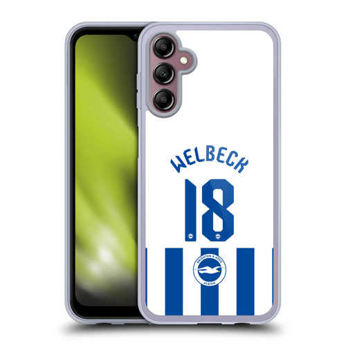 Brighton & Hove Albion F.C 2025/26 Players Home Kit Danny Welbeck Soft Gel Case for Samsung Galaxy A14 5G