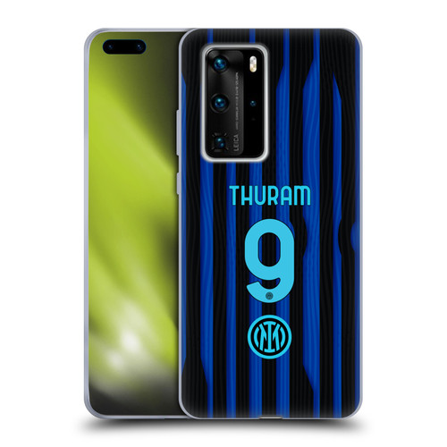 Fc Internazionale Milano 2025/26 Players Home Kit Marcus Thuram Soft Gel Case for Huawei P40 Pro / P40 Pro Plus 5G
