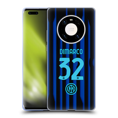 Fc Internazionale Milano 2025/26 Players Home Kit Federico Dimarco Soft Gel Case for Huawei Mate 40 Pro 5G