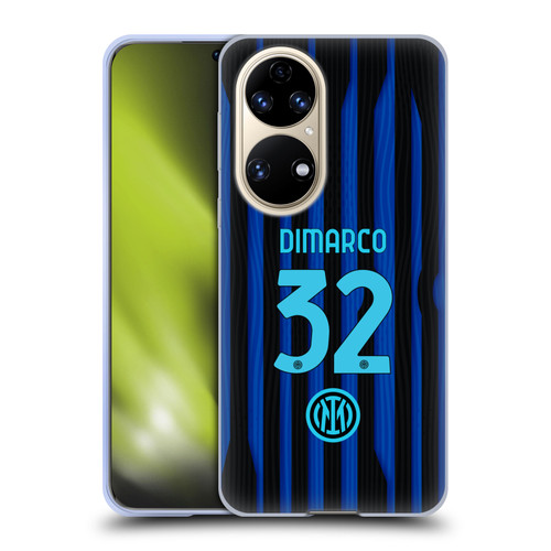 Fc Internazionale Milano 2025/26 Players Home Kit Federico Dimarco Soft Gel Case for Huawei P50