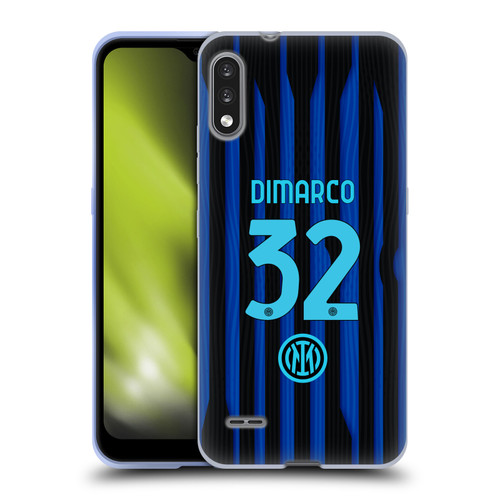 Fc Internazionale Milano 2025/26 Players Home Kit Federico Dimarco Soft Gel Case for LG K22