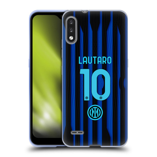 Fc Internazionale Milano 2025/26 Players Home Kit Lautaro Martínez Soft Gel Case for LG K22