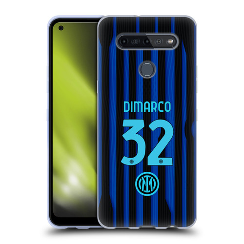 Fc Internazionale Milano 2025/26 Players Home Kit Federico Dimarco Soft Gel Case for LG K51S