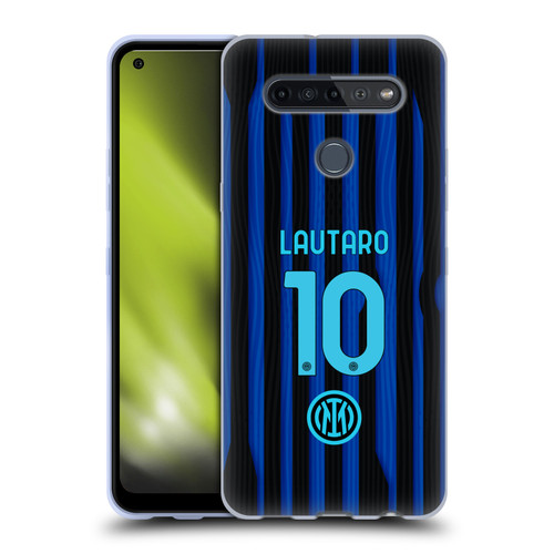 Fc Internazionale Milano 2025/26 Players Home Kit Lautaro Martínez Soft Gel Case for LG K51S