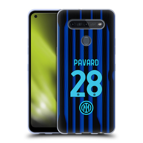 Fc Internazionale Milano 2025/26 Players Home Kit Benjamin Pavard Soft Gel Case for LG K51S