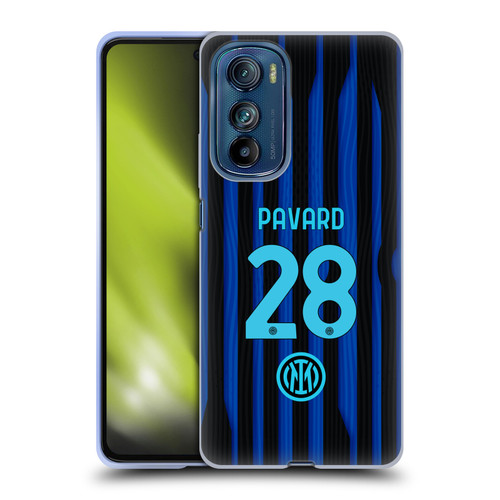 Fc Internazionale Milano 2025/26 Players Home Kit Benjamin Pavard Soft Gel Case for Motorola Edge 30
