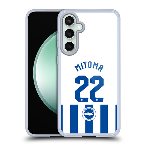 Brighton & Hove Albion F.C 2025/26 Players Home Kit Kaoru Mitoma Soft Gel Case for Samsung Galaxy S23 FE 5G
