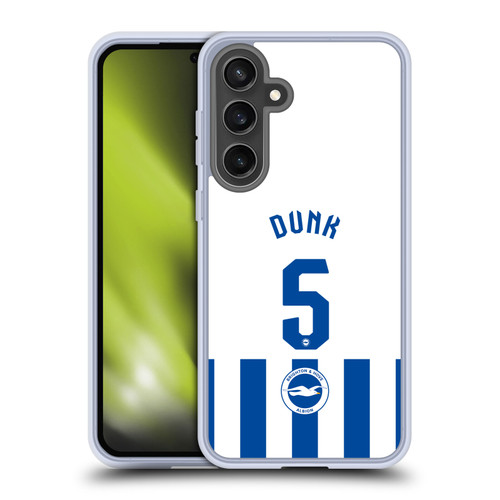 Brighton & Hove Albion F.C 2025/26 Players Home Kit Lewis Dunk Soft Gel Case for Samsung Galaxy S24 FE