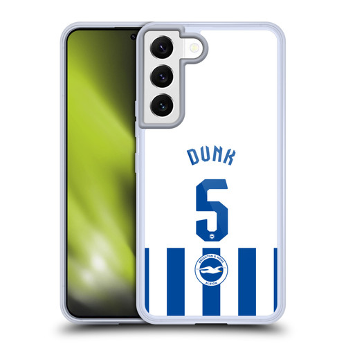 Brighton & Hove Albion F.C 2025/26 Players Home Kit Lewis Dunk Soft Gel Case for Samsung Galaxy S22 5G
