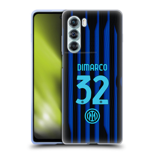 Fc Internazionale Milano 2025/26 Players Home Kit Federico Dimarco Soft Gel Case for Motorola Edge S30 / Moto G200 5G