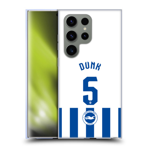 Brighton & Hove Albion F.C 2025/26 Players Home Kit Lewis Dunk Soft Gel Case for Samsung Galaxy S24 Ultra 5G