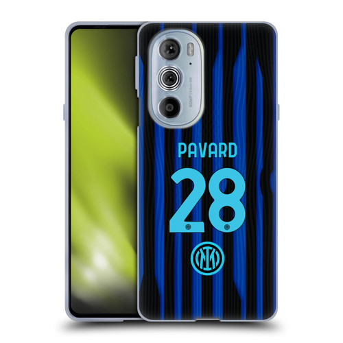 Fc Internazionale Milano 2025/26 Players Home Kit Benjamin Pavard Soft Gel Case for Motorola Edge X30