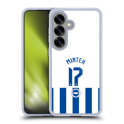 Brighton & Hove Albion F.C 2025/26 Players Home Kit Yankuba Minteh Soft Gel Case for Samsung Galaxy S25 Brighton & Hove Albion F.C 2025/26 Players Home Kit Yankuba Minteh Soft Gel Case for Samsung Galaxy S25