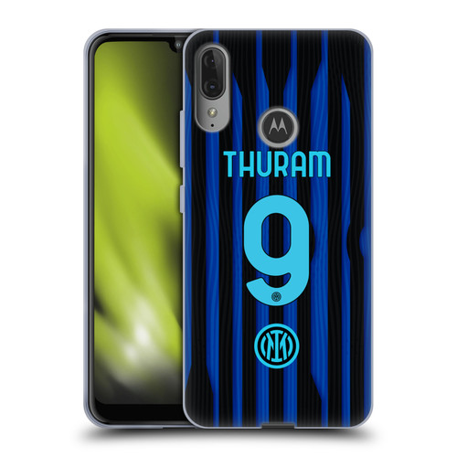 Fc Internazionale Milano 2025/26 Players Home Kit Marcus Thuram Soft Gel Case for Motorola Moto E6 Plus