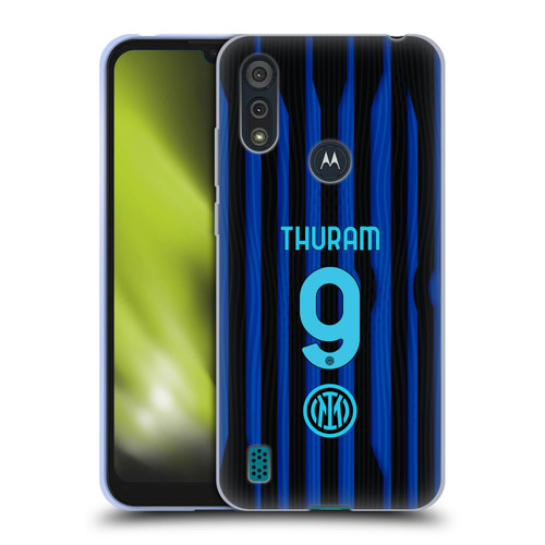 Fc Internazionale Milano 2025/26 Players Home Kit Marcus Thuram Soft Gel Case for Motorola Moto E6s (2020)