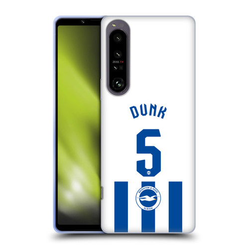 Brighton & Hove Albion F.C 2025/26 Players Home Kit Lewis Dunk Soft Gel Case for Sony Xperia 1 IV