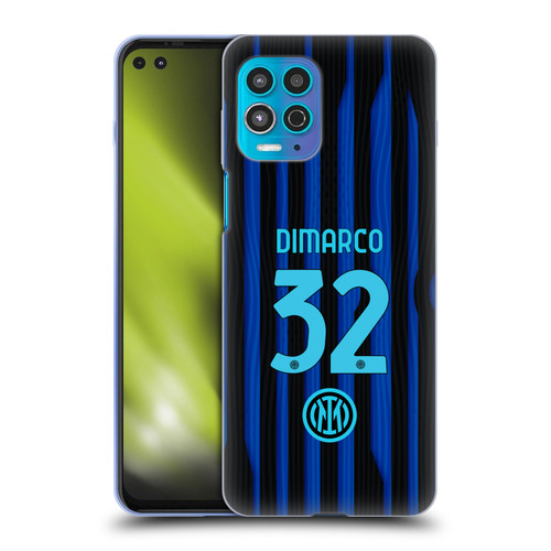 Fc Internazionale Milano 2025/26 Players Home Kit Federico Dimarco Soft Gel Case for Motorola Moto G100