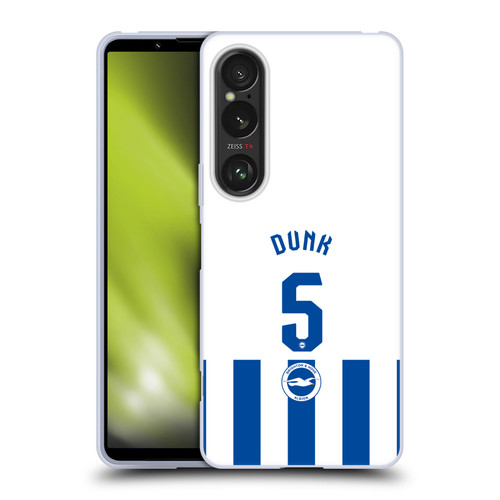 Brighton & Hove Albion F.C 2025/26 Players Home Kit Lewis Dunk Soft Gel Case for Sony Xperia 1 VI 5G