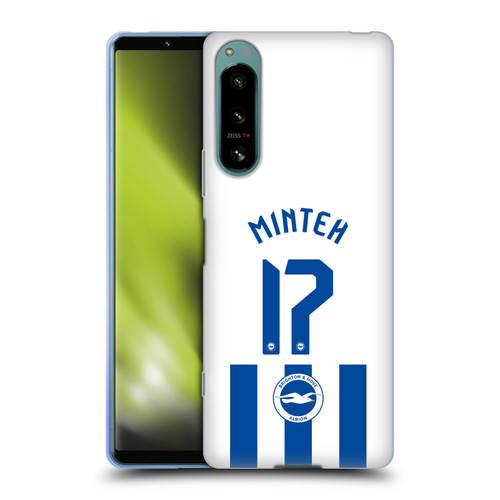 Brighton & Hove Albion F.C 2025/26 Players Home Kit Yankuba Minteh Soft Gel Case for Sony Xperia 5 IV Brighton & Hove Albion F.C 2025/26 Players Home Kit Yankuba Minteh Soft Gel Case for Sony Xperia 5 IV