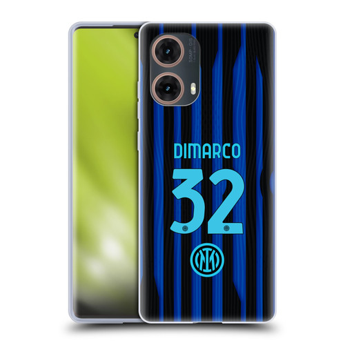 Fc Internazionale Milano 2025/26 Players Home Kit Federico Dimarco Soft Gel Case for Motorola Moto G85