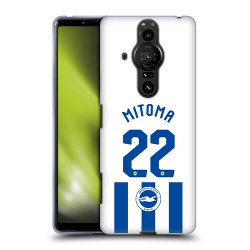 Brighton & Hove Albion F.C 2025/26 Players Home Kit Kaoru Mitoma Soft Gel Case for Sony Xperia Pro-I Brighton & Hove Albion F.C 2025/26 Players Home Kit Kaoru Mitoma Soft Gel Case for Sony Xperia Pro-I