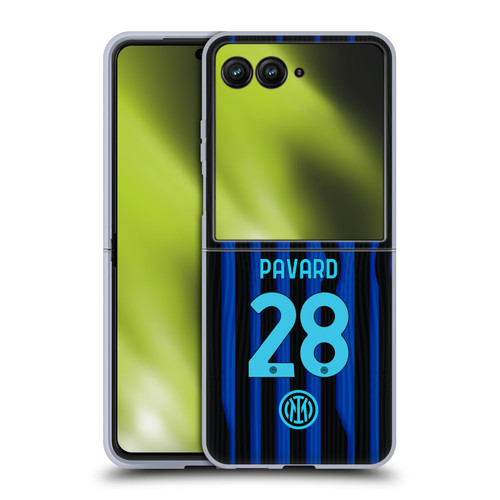 Fc Internazionale Milano 2025/26 Players Home Kit Benjamin Pavard Soft Gel Case for Motorola Razr 50 Ultra