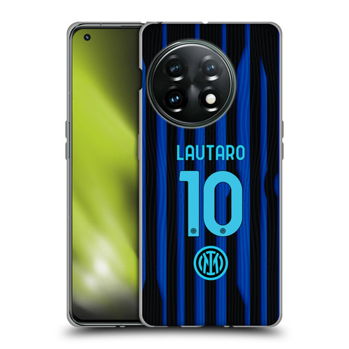 Fc Internazionale Milano 2025/26 Players Home Kit Lautaro Martínez Soft Gel Case for OnePlus 11 5G