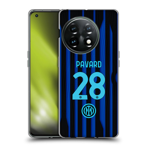Fc Internazionale Milano 2025/26 Players Home Kit Benjamin Pavard Soft Gel Case for OnePlus 11 5G