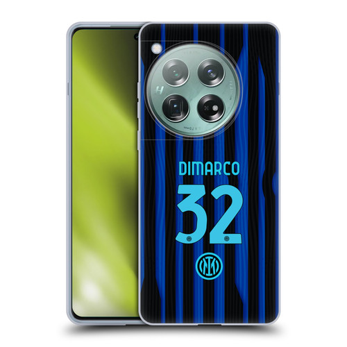 Fc Internazionale Milano 2025/26 Players Home Kit Federico Dimarco Soft Gel Case for OnePlus 12