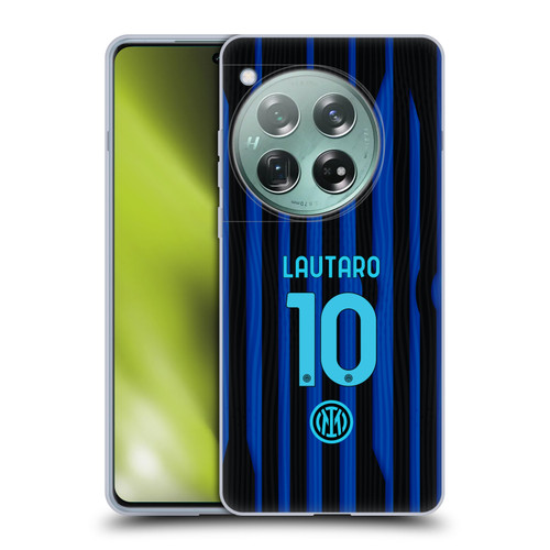 Fc Internazionale Milano 2025/26 Players Home Kit Lautaro Martínez Soft Gel Case for OnePlus 12