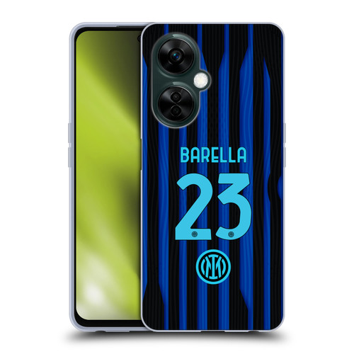 Fc Internazionale Milano 2025/26 Players Home Kit Nicolò Barella Soft Gel Case for OnePlus Nord N30