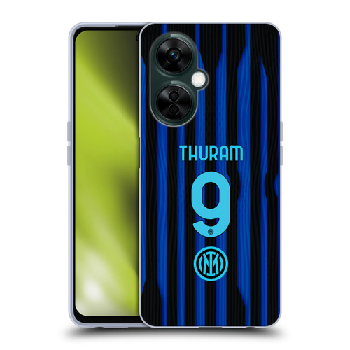 Fc Internazionale Milano 2025/26 Players Home Kit Marcus Thuram Soft Gel Case for OnePlus Nord N30