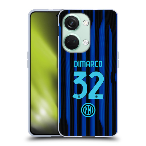 Fc Internazionale Milano 2025/26 Players Home Kit Federico Dimarco Soft Gel Case for OnePlus Nord 3 5G