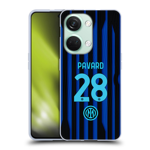 Fc Internazionale Milano 2025/26 Players Home Kit Benjamin Pavard Soft Gel Case for OnePlus Nord 3 5G