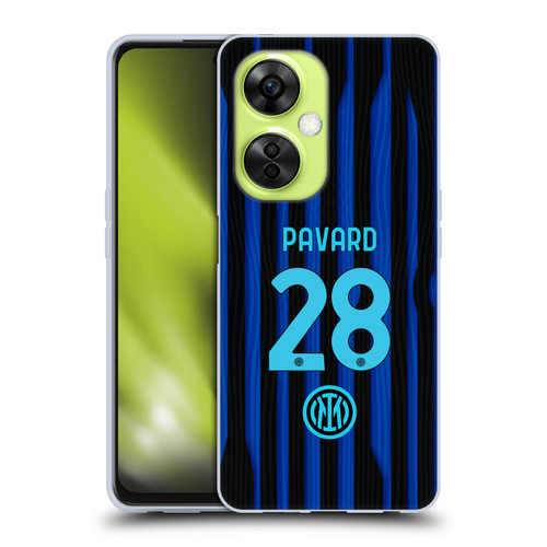 Fc Internazionale Milano 2025/26 Players Home Kit Benjamin Pavard Soft Gel Case for OnePlus Nord CE 3 Lite 5G