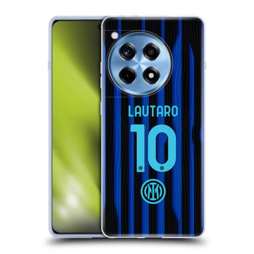 Fc Internazionale Milano 2025/26 Players Home Kit Lautaro Martínez Soft Gel Case for OnePlus 12R