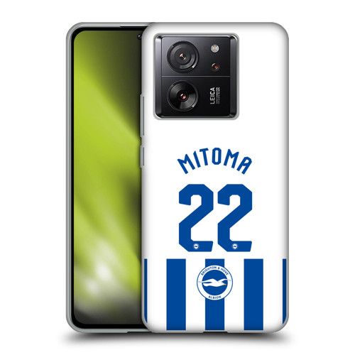 Brighton & Hove Albion F.C 2025/26 Players Home Kit Kaoru Mitoma Soft Gel Case for Xiaomi 13T 5G / 13T Pro 5G