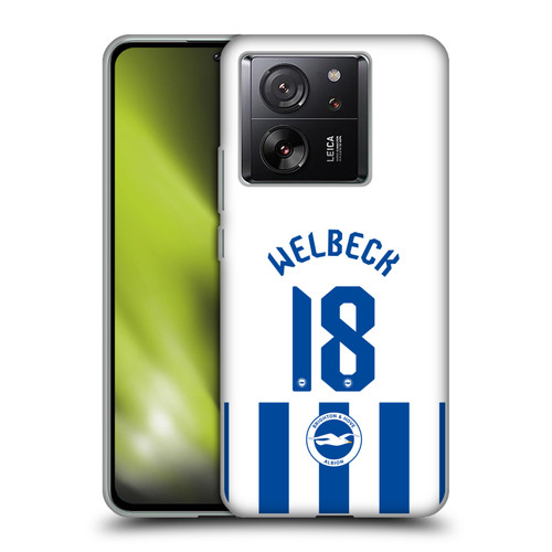 Brighton & Hove Albion F.C 2025/26 Players Home Kit Danny Welbeck Soft Gel Case for Xiaomi 13T 5G / 13T Pro 5G
