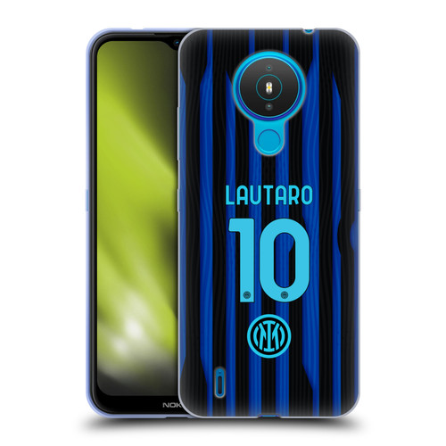 Fc Internazionale Milano 2025/26 Players Home Kit Lautaro Martínez Soft Gel Case for Nokia 1.4