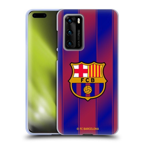 FC Barcelona 2025/26 Crest Kit Home Soft Gel Case for Huawei P40 5G