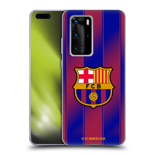 FC Barcelona 2025/26 Crest Kit Home Soft Gel Case for Huawei P40 Pro / P40 Pro Plus 5G