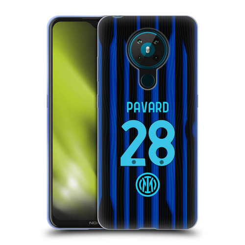 Fc Internazionale Milano 2025/26 Players Home Kit Benjamin Pavard Soft Gel Case for Nokia 5.3
