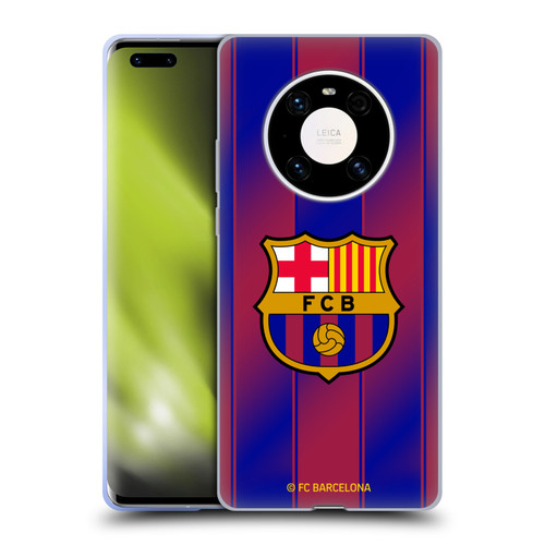 FC Barcelona 2025/26 Crest Kit Home Soft Gel Case for Huawei Mate 40 Pro 5G