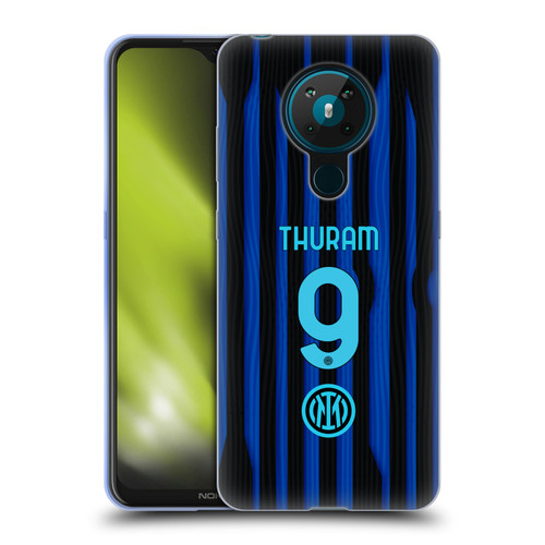 Fc Internazionale Milano 2025/26 Players Home Kit Marcus Thuram Soft Gel Case for Nokia 5.3