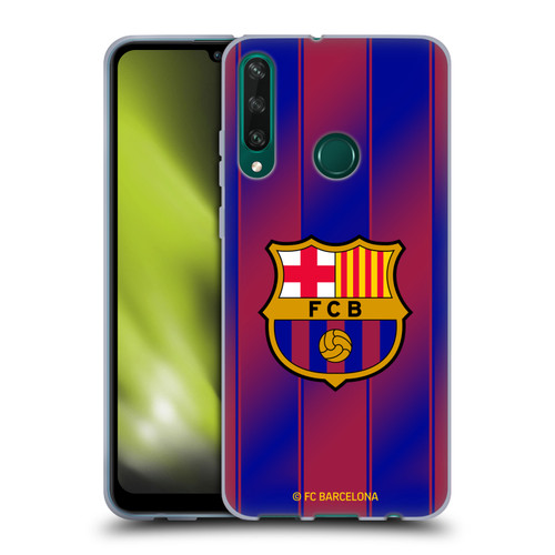 FC Barcelona 2025/26 Crest Kit Home Soft Gel Case for Huawei Y6p