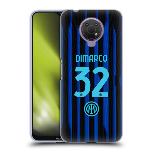 Fc Internazionale Milano 2025/26 Players Home Kit Federico Dimarco Soft Gel Case for Nokia G10