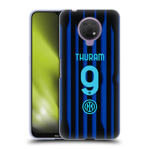Fc Internazionale Milano 2025/26 Players Home Kit Marcus Thuram Soft Gel Case for Nokia G10