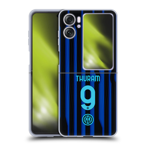 Fc Internazionale Milano 2025/26 Players Home Kit Marcus Thuram Soft Gel Case for OPPO Find N2 Flip